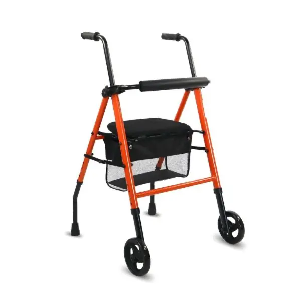 Pepe - Andador plegable con ruedas, andadores para personas mayores,  plegable, andador estándar con 2 ruedas, andador de ruedas delanteras